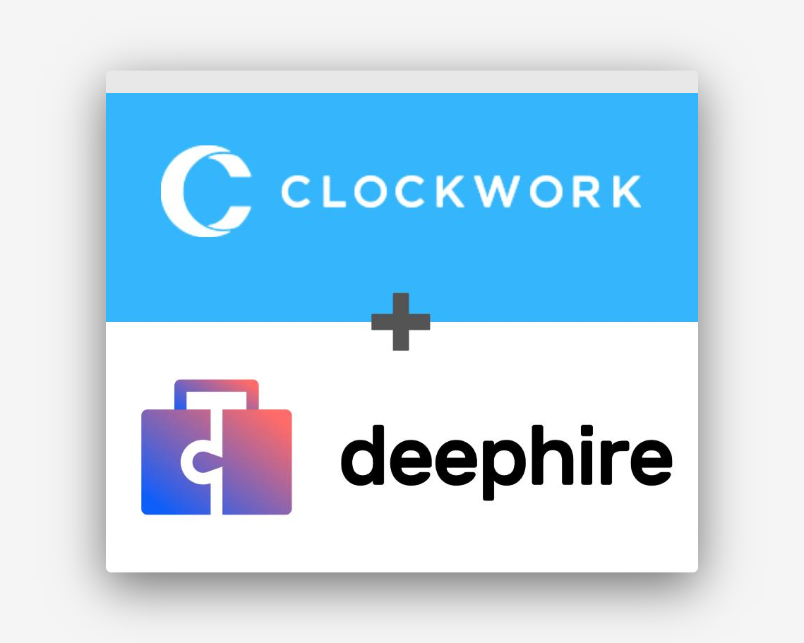 Announcing DeepHire and Clockwork Recruiting partnership!